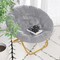 Flash Furniture GraySoft Gold Faux Fur Folding Saucer Chair FV-FMC-025-GY-SGD-GG - alternate 6
